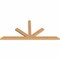 Ekena Millwork Saratoga Timber Gable Bracket, Western Red Cedar, 108"W x 49"H x 3 1/2"D x 5 1/2"F, 11/12 Pitch GBW108X49X0406SAR00SWR - alternate 3
